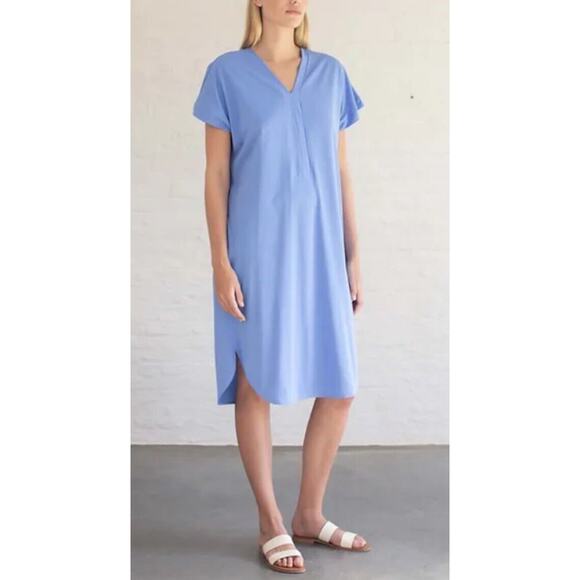 Pluto Lenny Morning Gown Sleep Dress Night Lingerie •Women 38/S• Blue Portugal - Picture 2 of 10